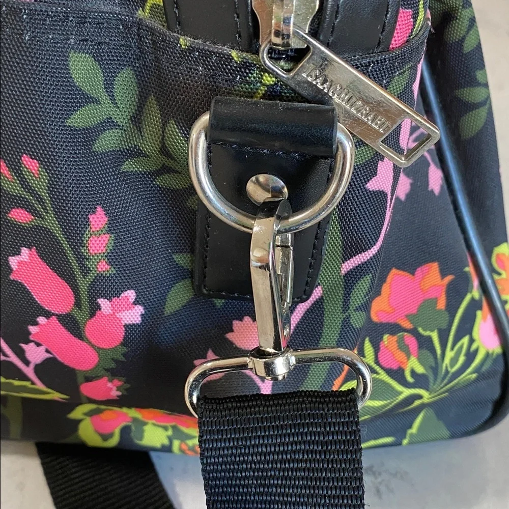 Floral Isaac Mizrahi Black  Bag - Picture 16 of 16